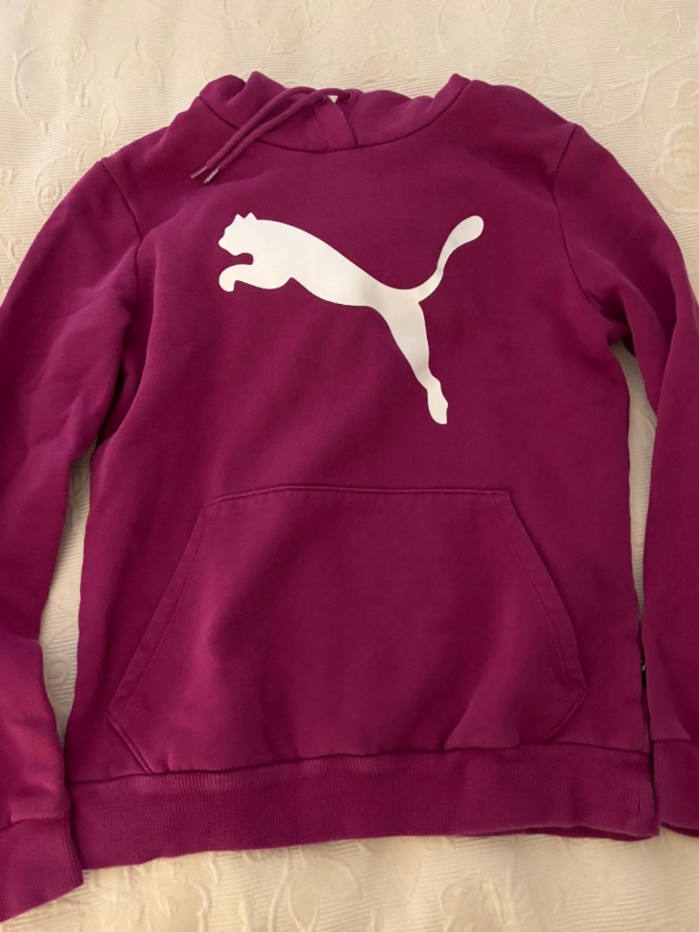 Puma Modern Sports Big Cat Logo Fleece Pullover Hoodie